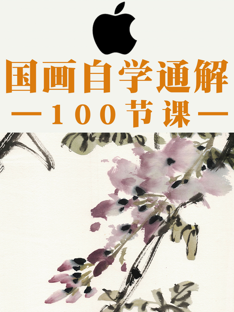 【苹果】国画自学通解课100节（留意短信解锁课程）