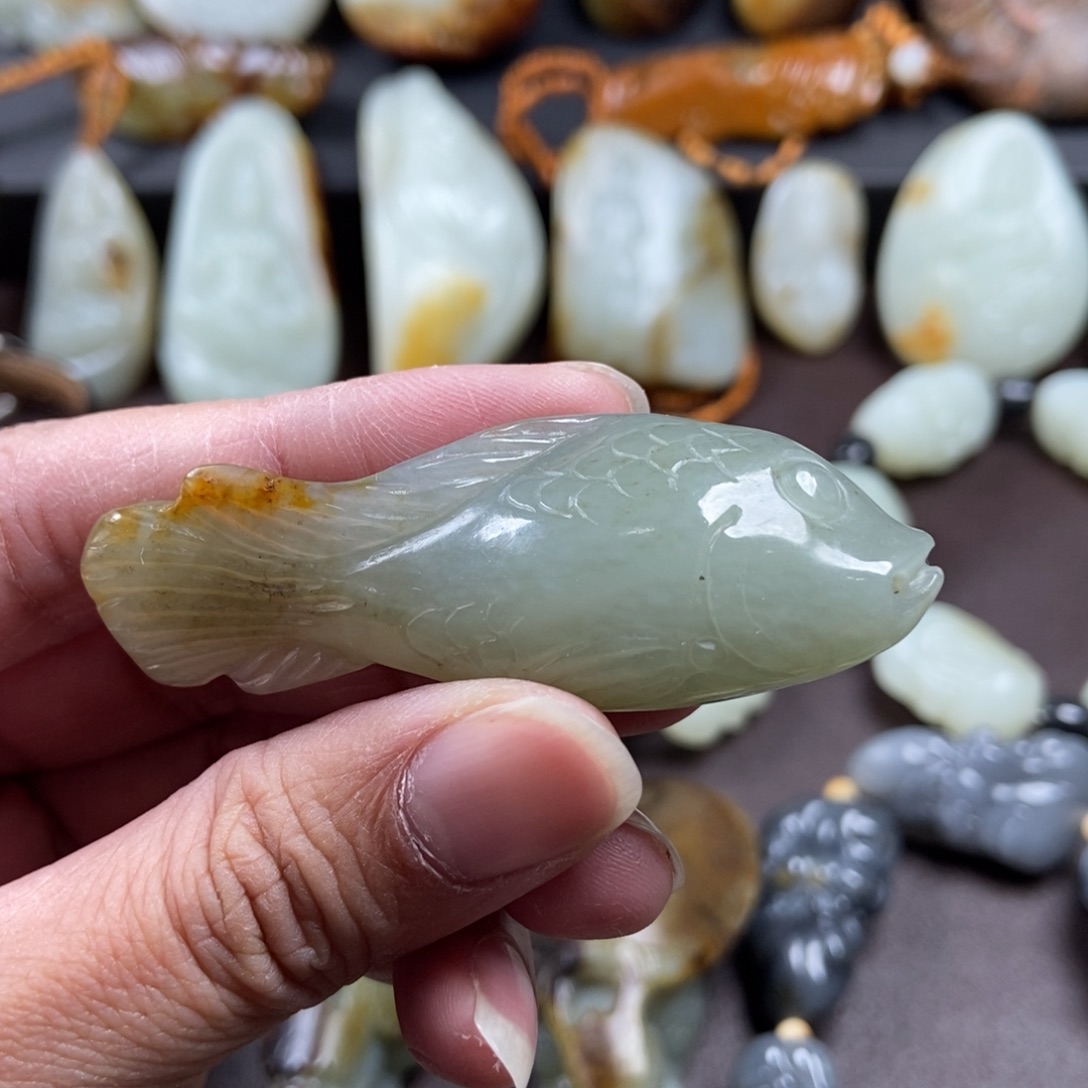 和田玉挂件未镶嵌