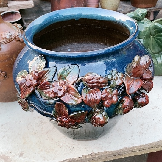 【闪购商品】紫砂花盆21.24花盆花盆