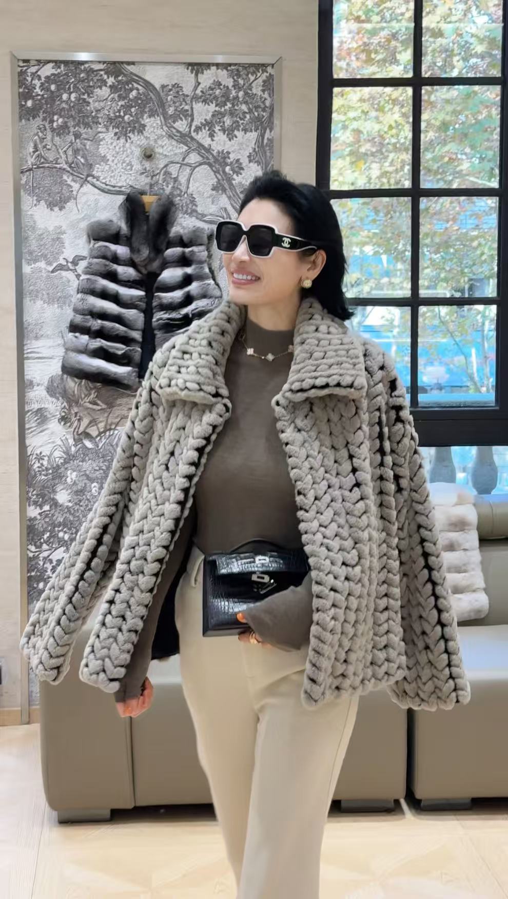 【YINGFEI PARIS】高级定制款水貂外套