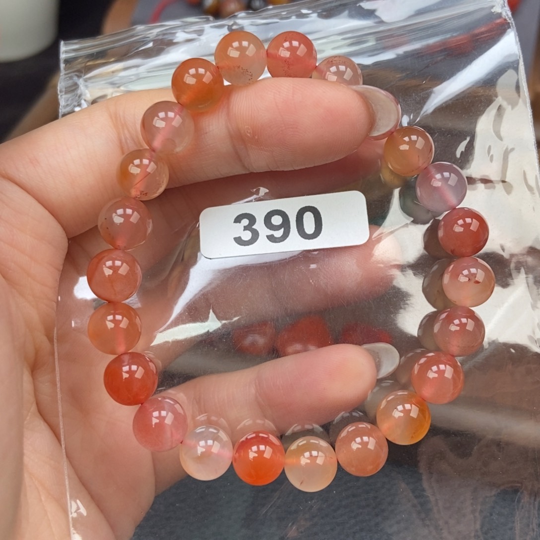 南红玛瑙未镶嵌手链卡8.7