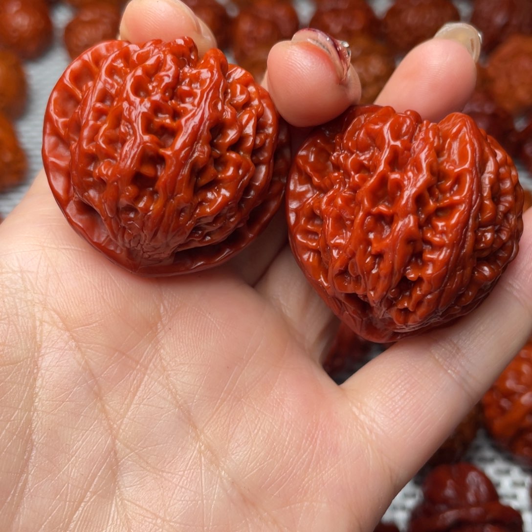 桃核吊坠文玩核桃 手把件 宫灯 41