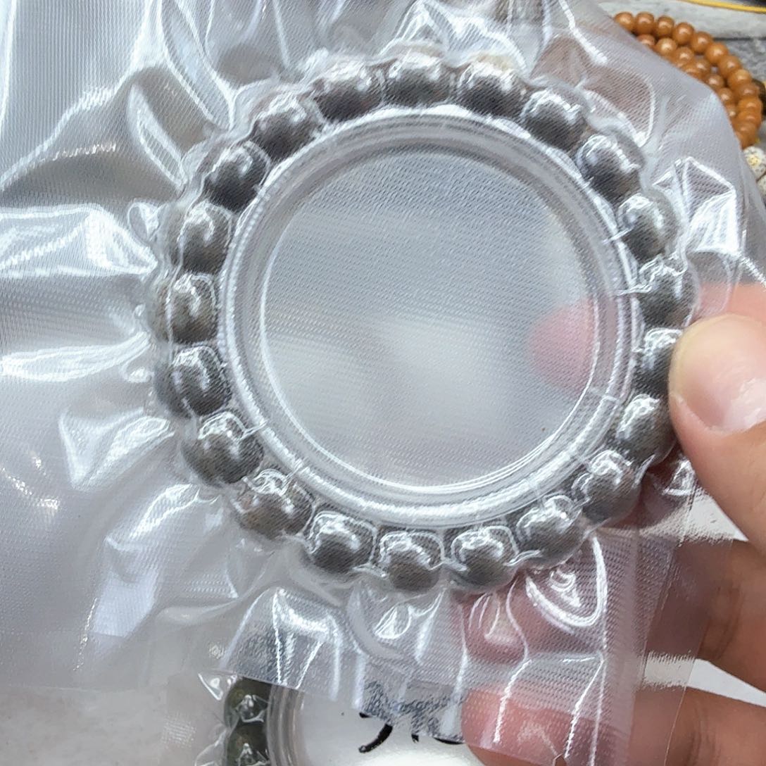 星月菩提手串9高端黑冰星月菩提单圈1.1