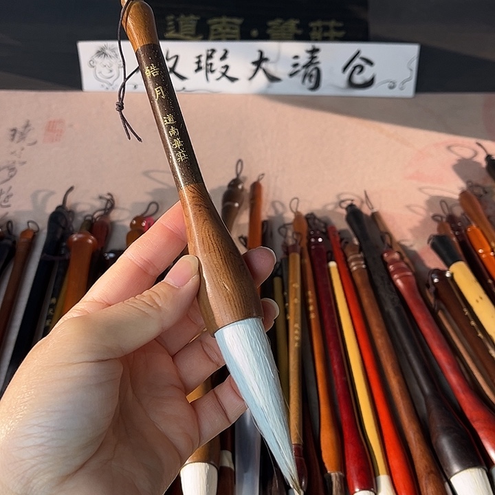 出锋6.7口径1.9兼毫斗笔 皓月 特价微瑕