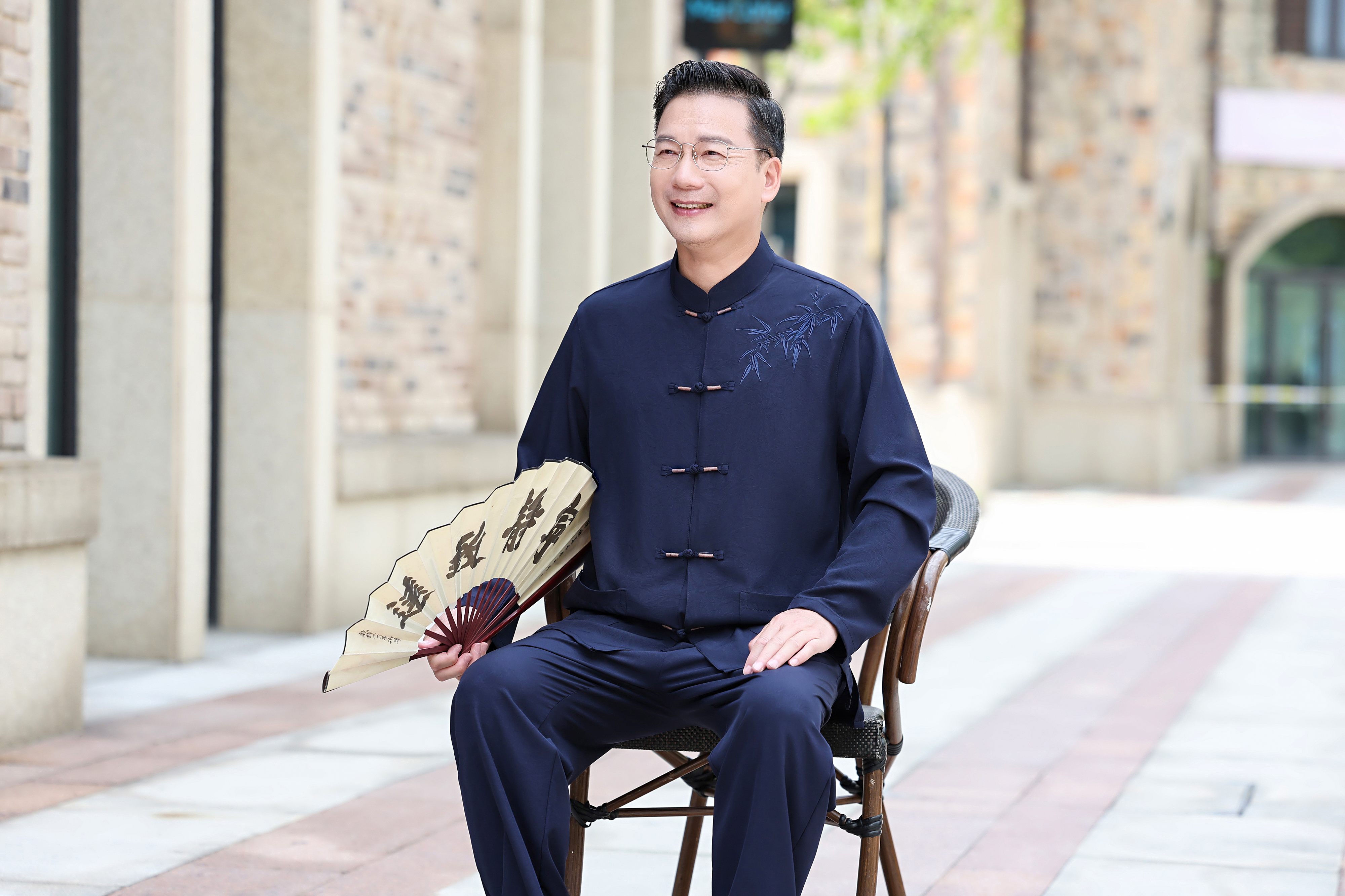 中老年唐装男士秋季薄款长袖休闲宽松老年人爷爷装中国风爸爸套装