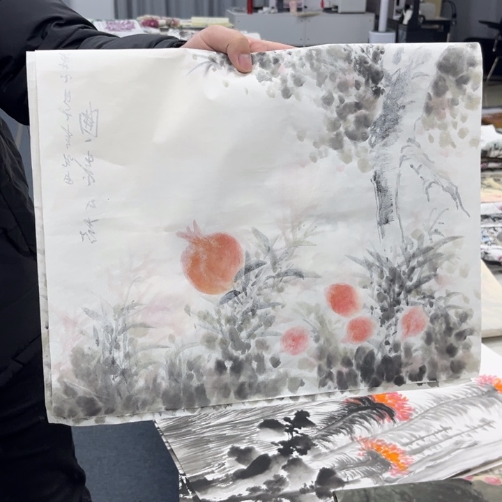 国画绘画手绘作品