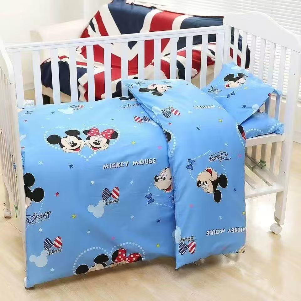 儿童幼儿园被子六件套床品午睡纯棉褥宝宝入园被套被芯枕套枕芯