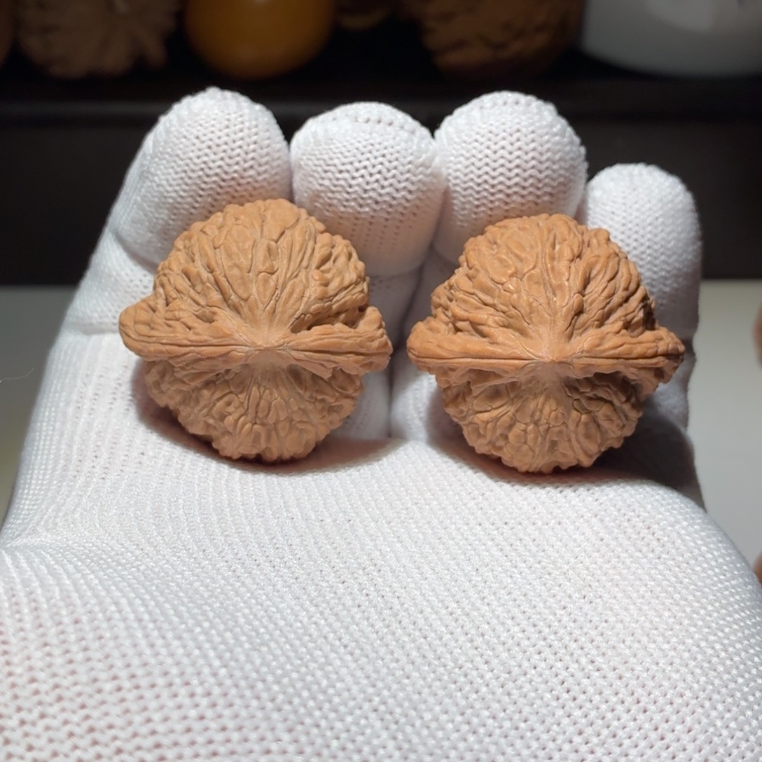 吊坠文玩核桃密纹34.5 红玛瑙