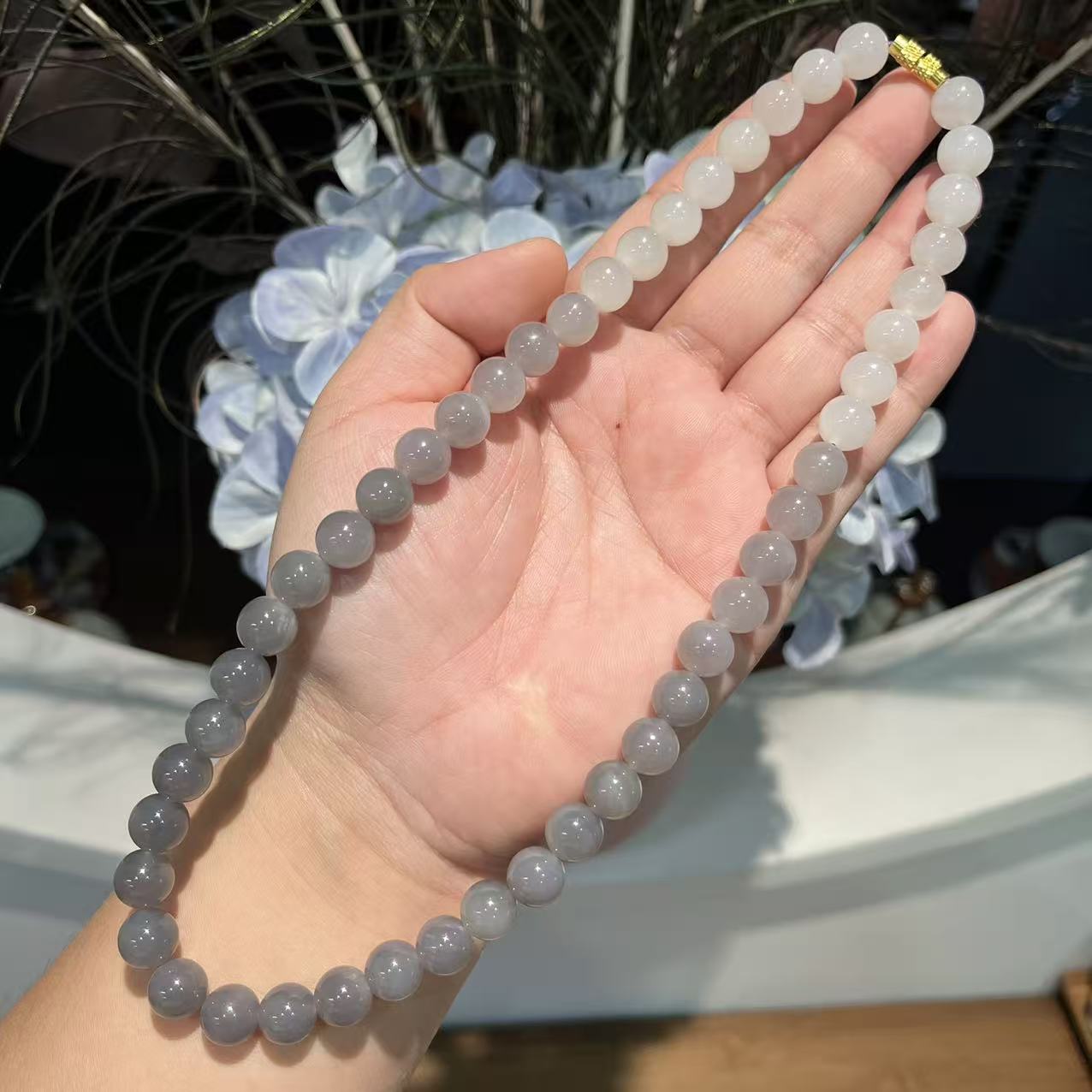 和田玉项链多样性发一