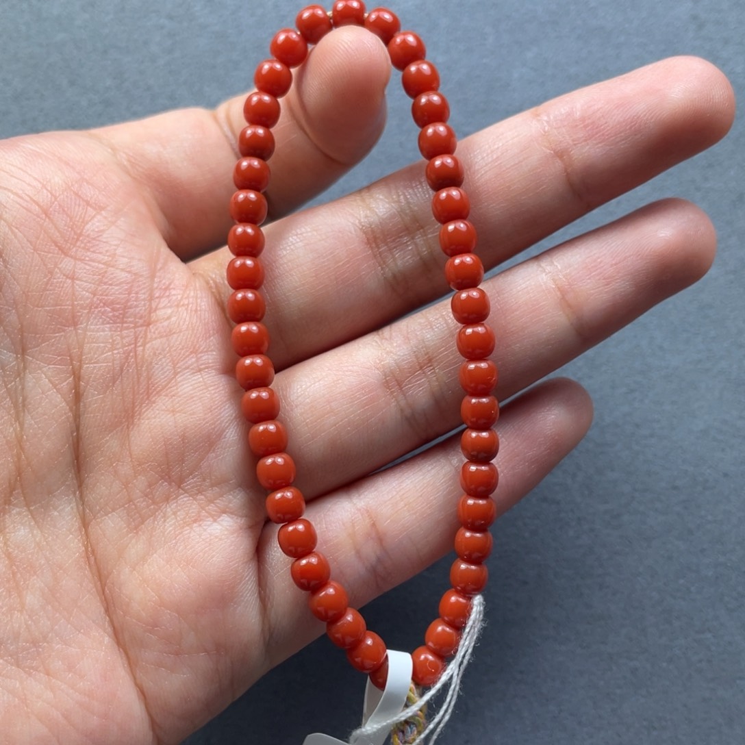 南红玛瑙配饰未镶嵌4.6mm