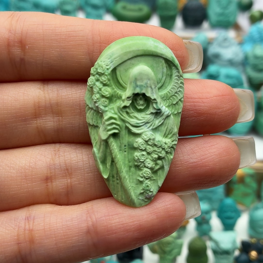 绿松石未镶嵌饰品