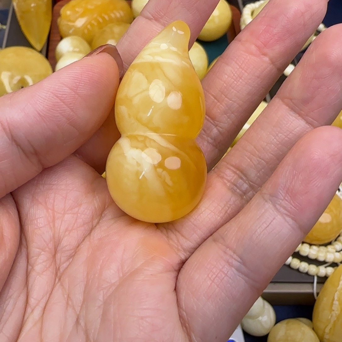 蜜蜡颈饰未镶嵌天然蜜蜡