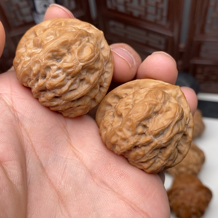 文玩核桃吊坠皮*虾37✖️39闷头沟