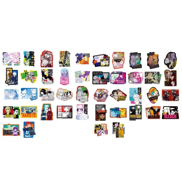 jump异形贴纸卡Jf25多ip周刊少年hero&buddy羁绊宿敌贴纸盲盒