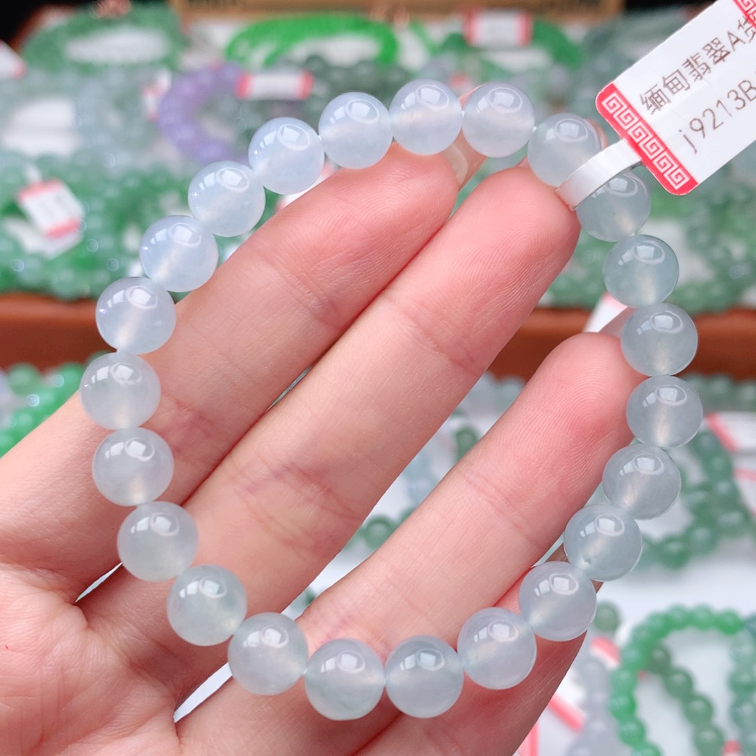 翡翠手链未镶嵌翡翠8mm