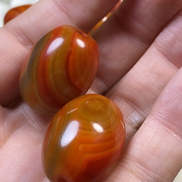 未镶嵌颈饰玛瑙/玉髓箫****8