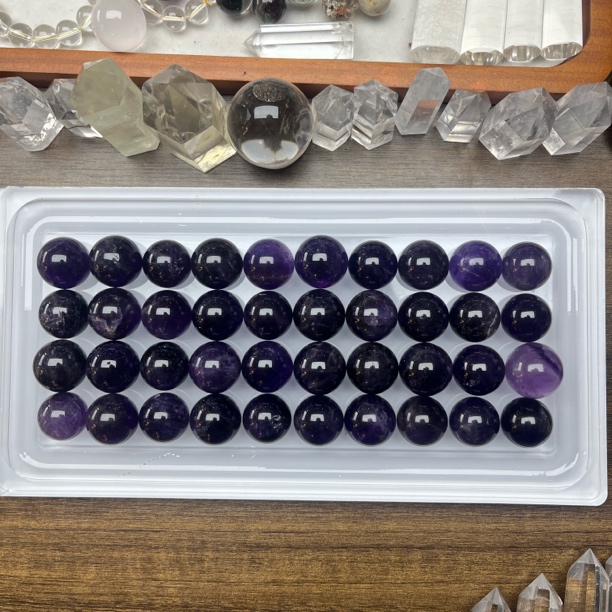 天然水晶单珠吊坠经典925银瓜子扣镶嵌