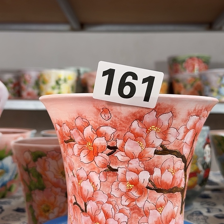 梦***虹景德镇手绘多肉花盆