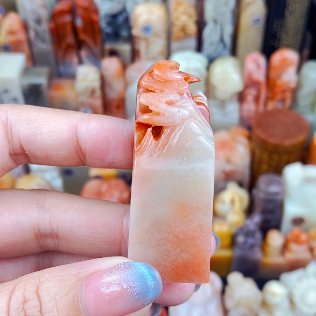 老挝石印石手工篆刻包邮包刻自定义内容