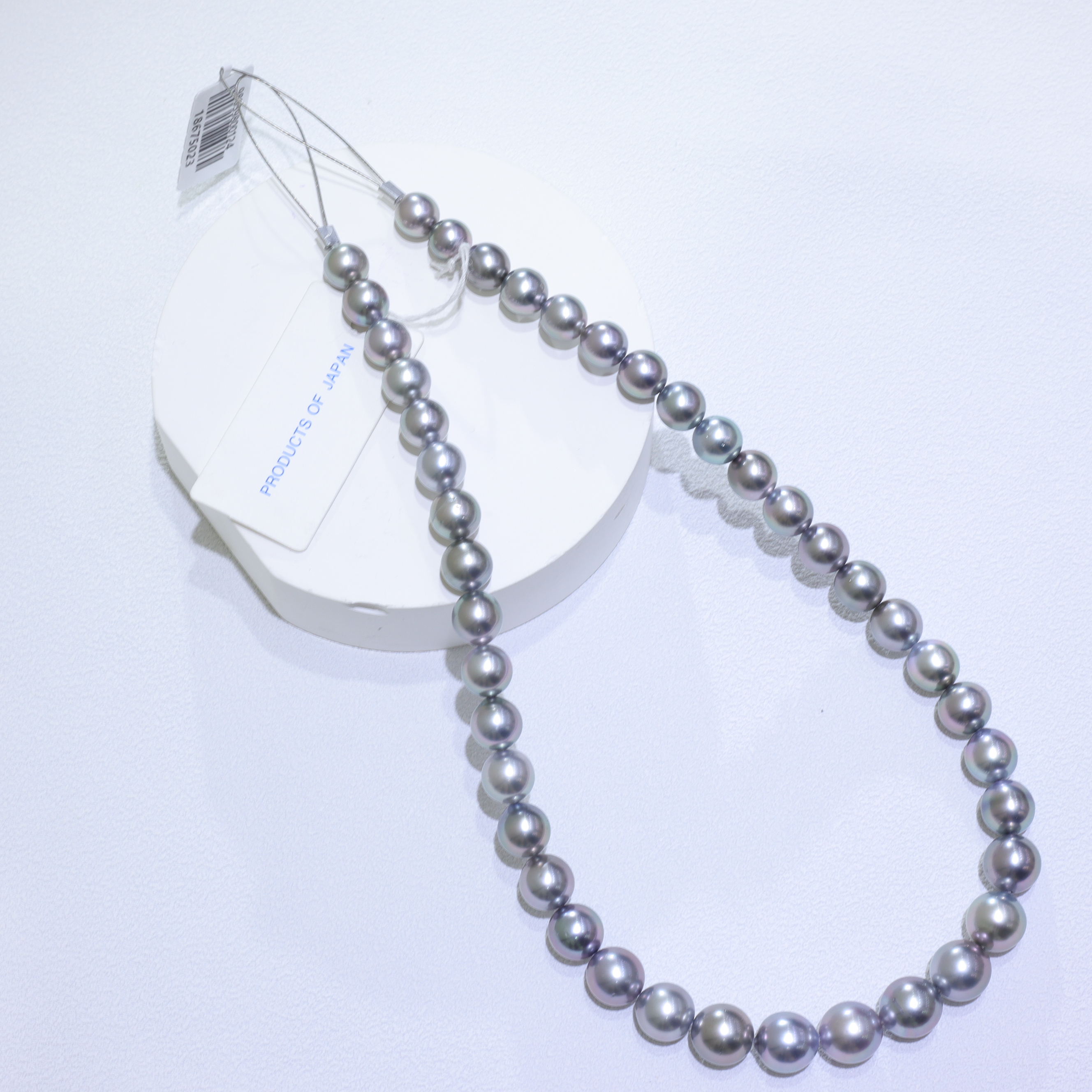 【钱妈妈真选店】WD55 大溪地灰珠项链SK 8-11mm 多样性发一