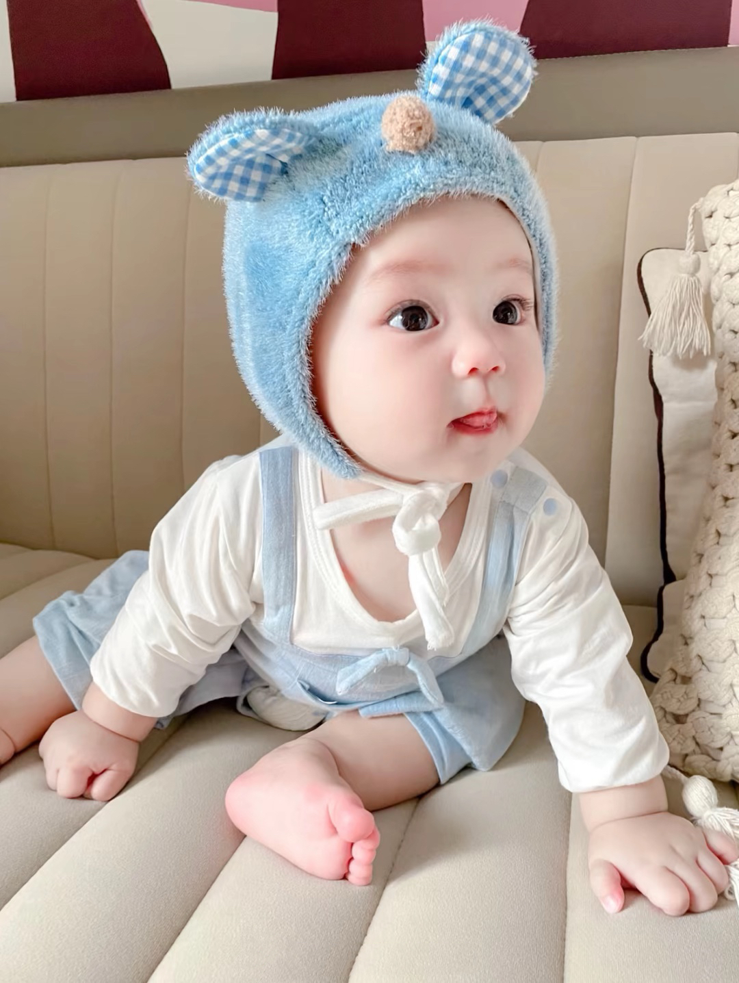 直播专用链接(8.8--19.9)新生儿无骨连体纯棉哈衣