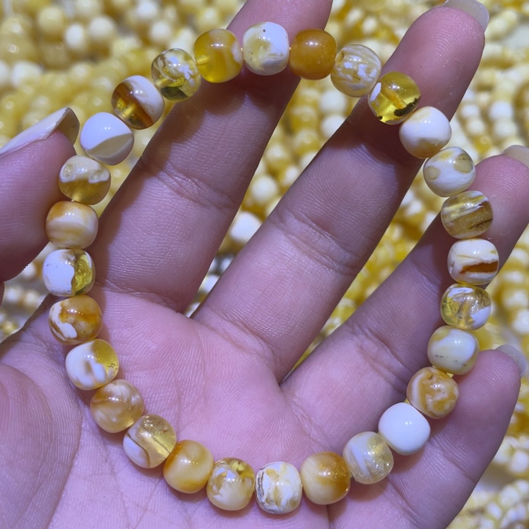 蜜蜡未镶嵌珠宝奇石6.7m