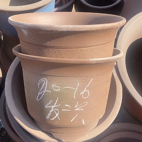 红陶中国宜兴紫砂花盆，