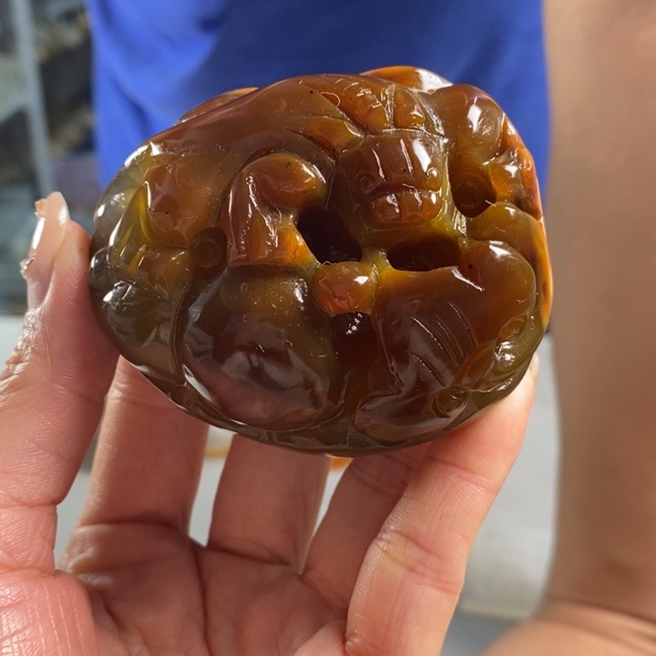 玛瑙/玉髓吊坠(不含链)未镶嵌