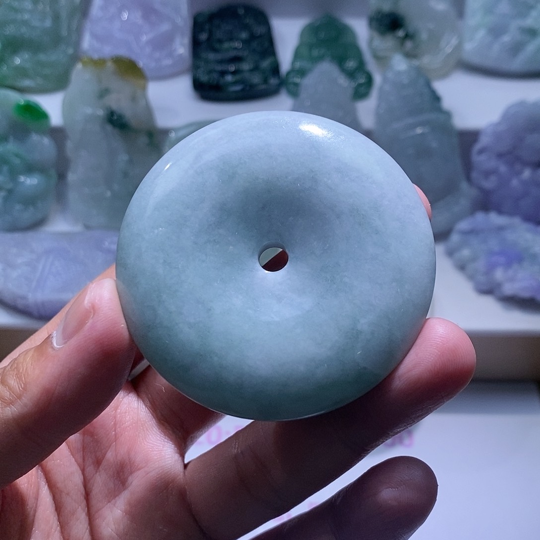 【闪购商品】翡翠颈饰未镶嵌平安扣