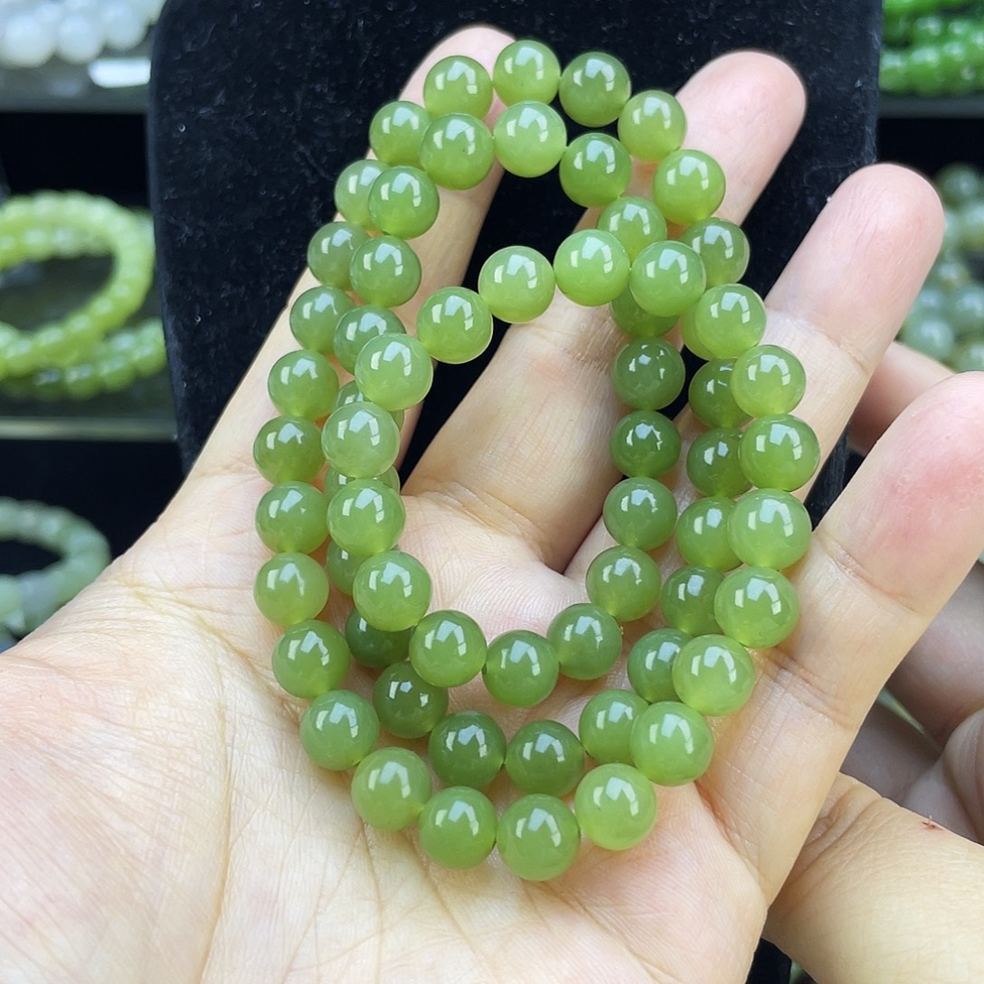 和田玉未镶嵌手链