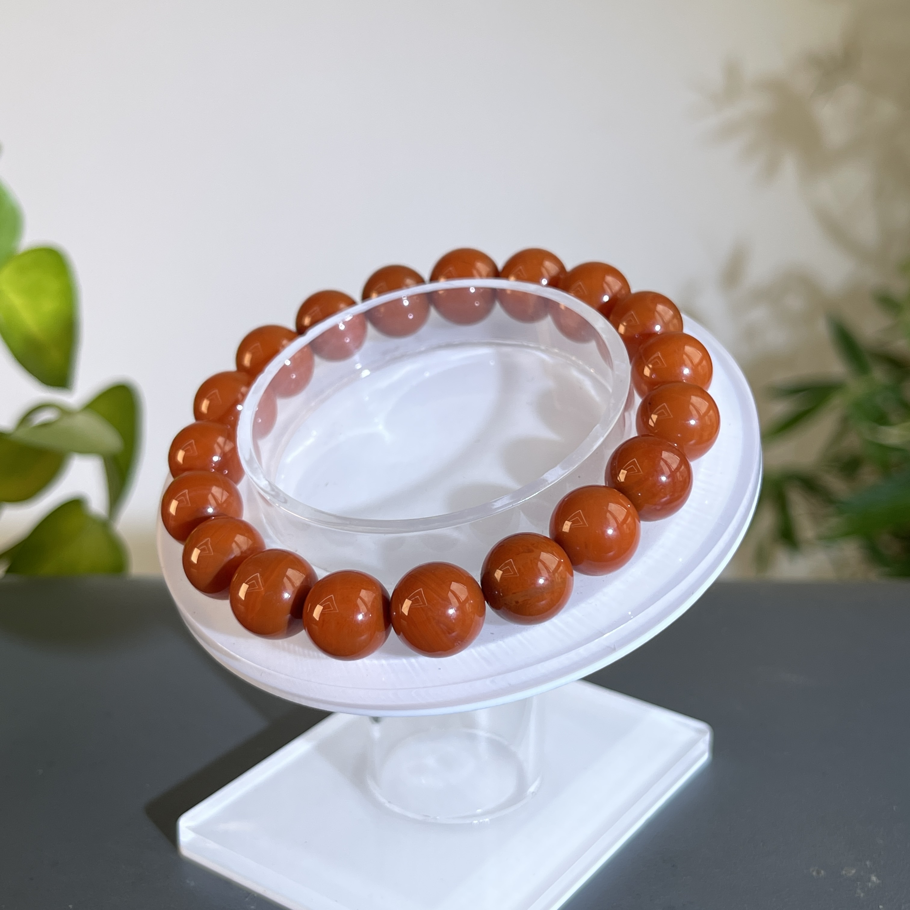 JTA14-44  南红-手串-凉山柿子红