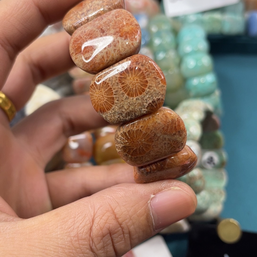 未镶嵌手镯硅化玉