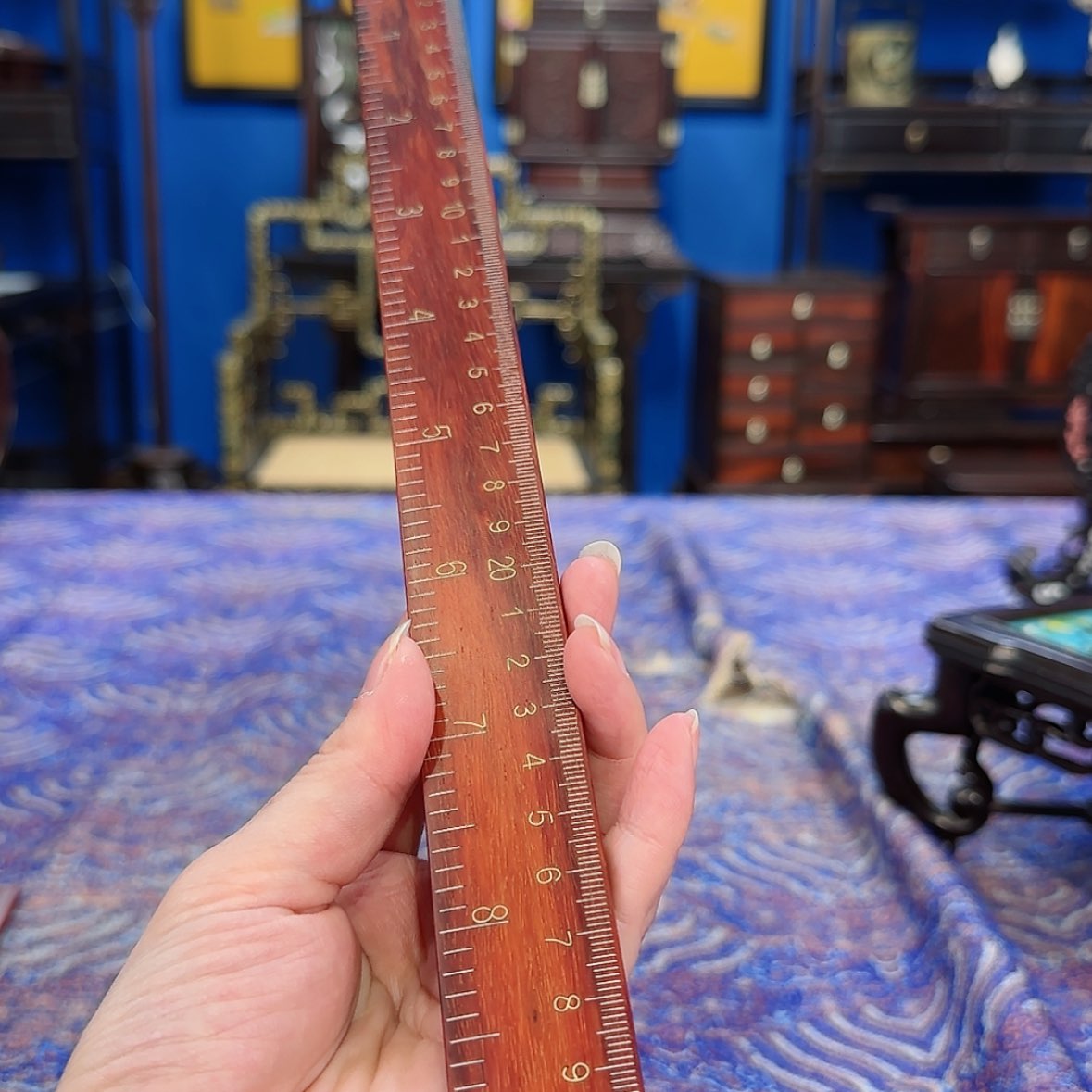 【闪购商品】紫檀木类成套家具戒尺