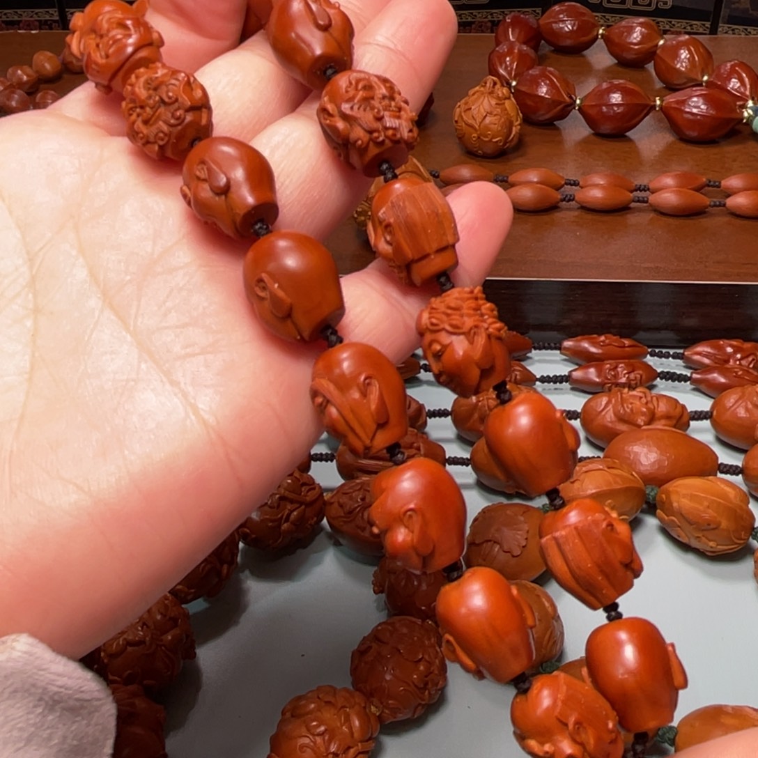 橄榄核手串/手链1.4殷派罗汉手持
