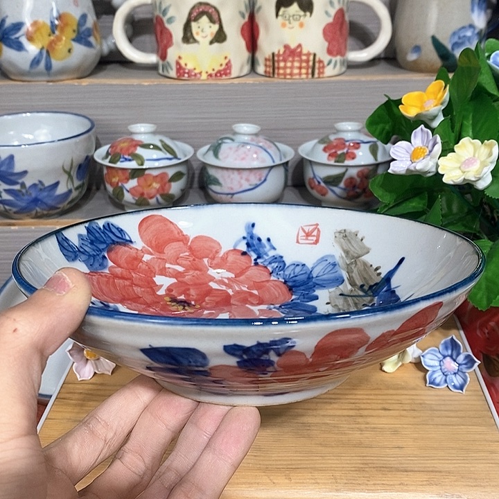 禾泥陶器手工手绘