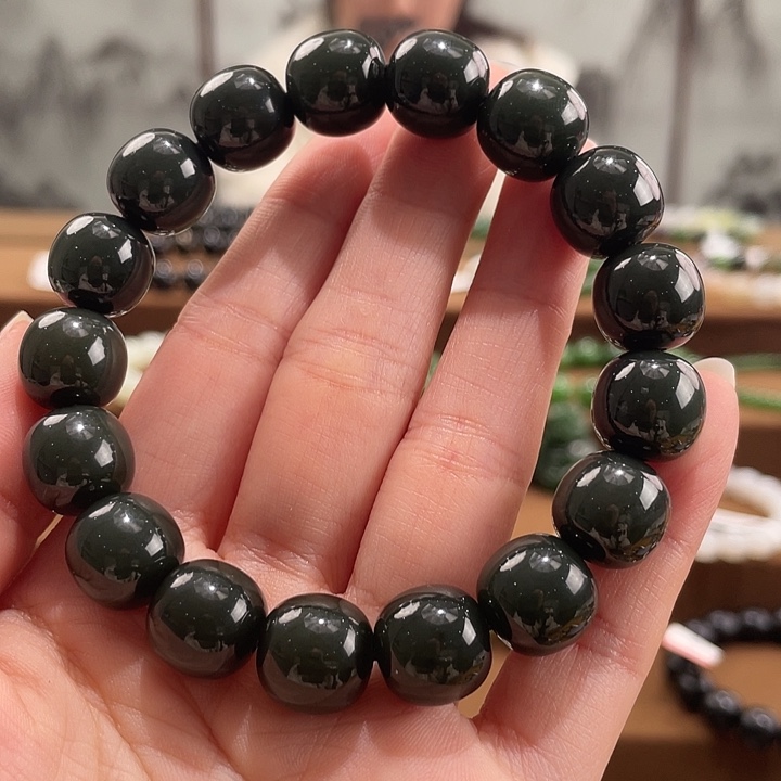 和田玉未镶嵌手链