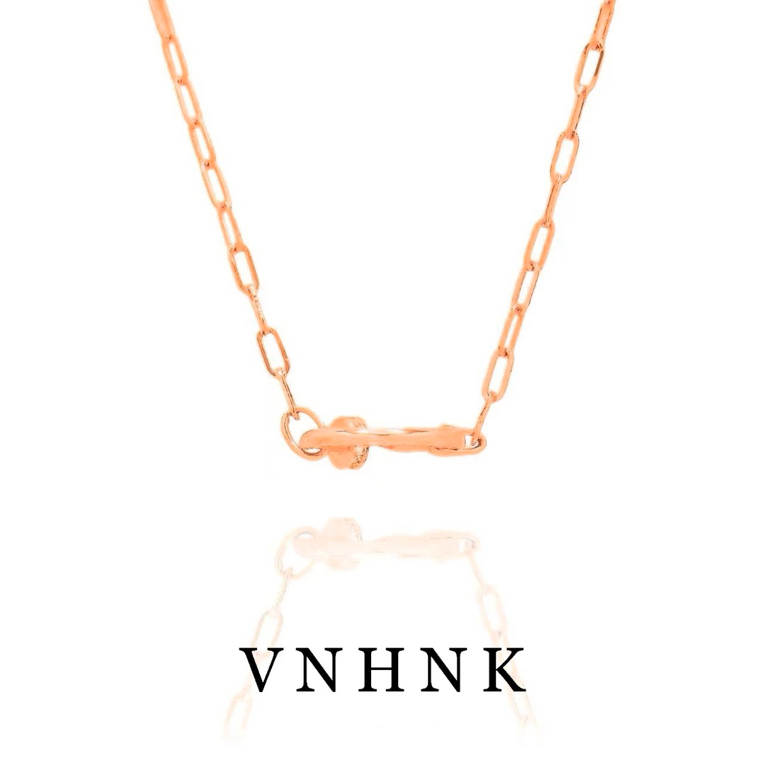 铜合金项链 美可儿   F19   (45cm)玫瑰色时尚 气质项链