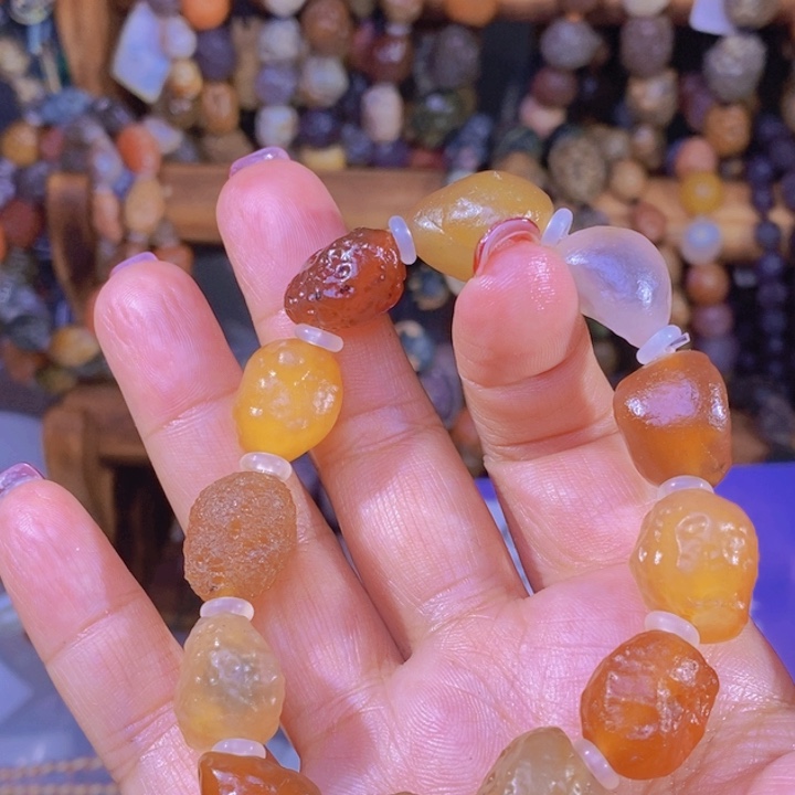 玛瑙/玉髓珠宝半成品未镶嵌新****魔