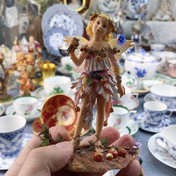 中古欧瓷瓷器小房子