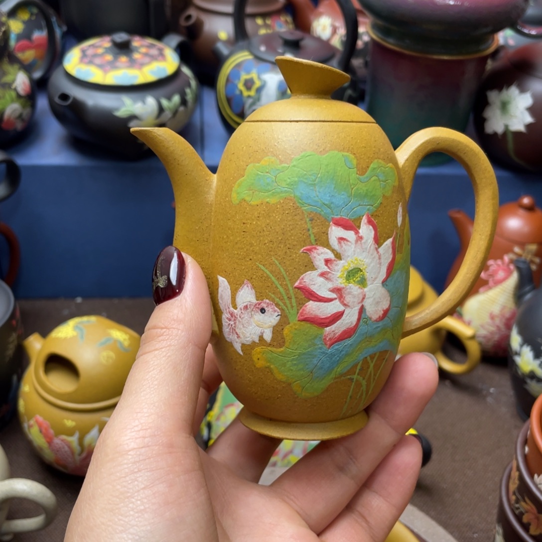 素***澜茶杯红泥紫砂主人杯160cc