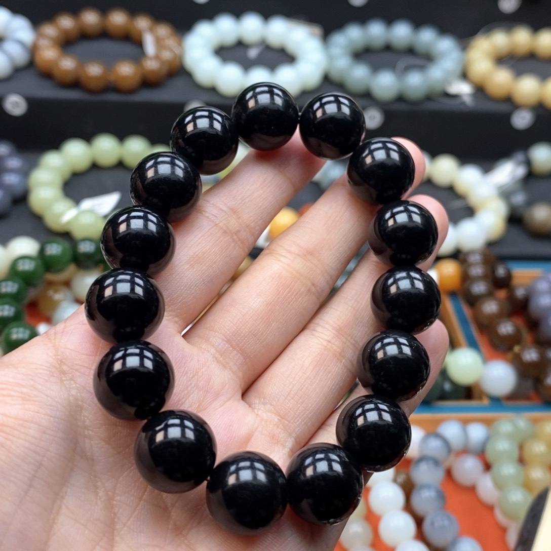 未镶嵌手串和田玉L卡14