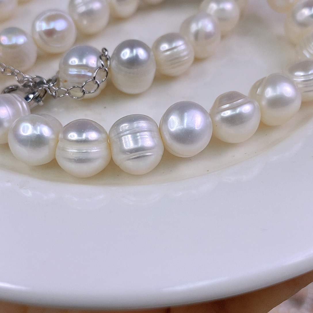 淡水珍珠手绳合金云****A