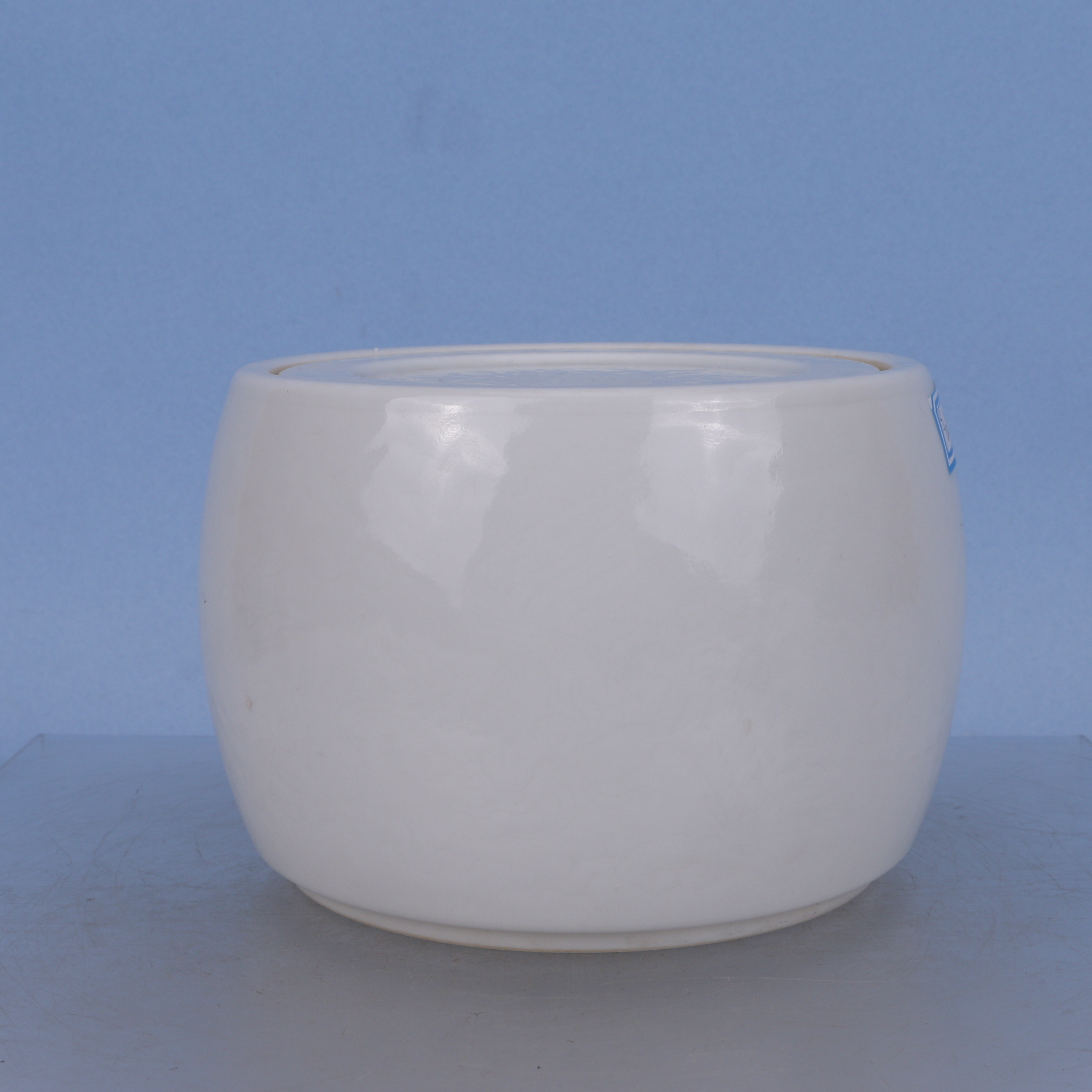 Lot925  明  甜白釉蛐蛐罐 