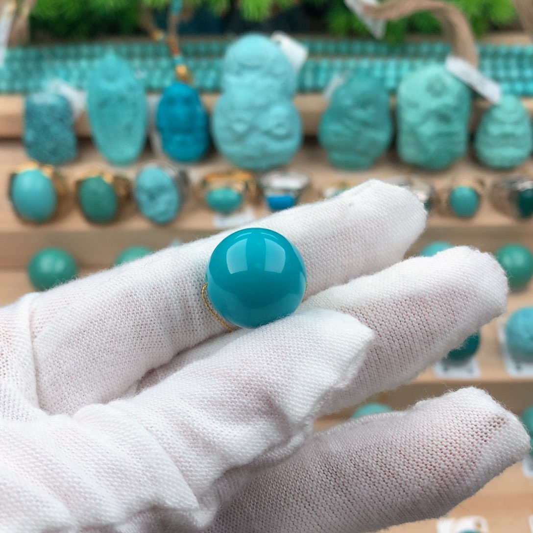 绿松石配饰未镶嵌15.5