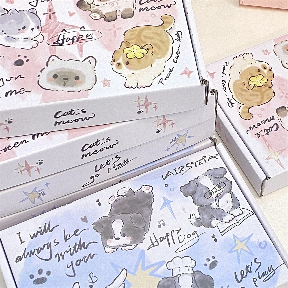 可爱小狗风格磁吸卡通礼盒生日收纳礼品盒