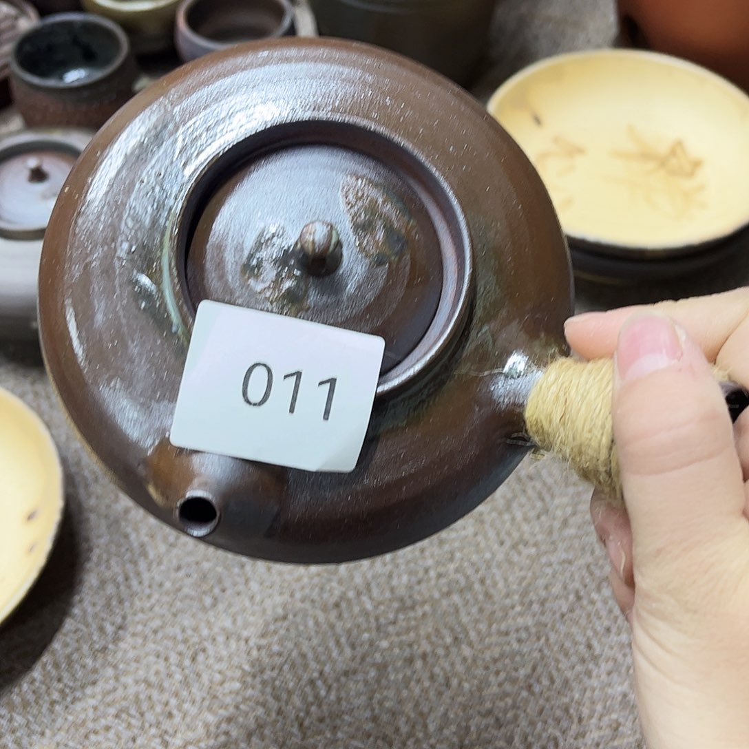 柴烧砂铫壶侧把550ml