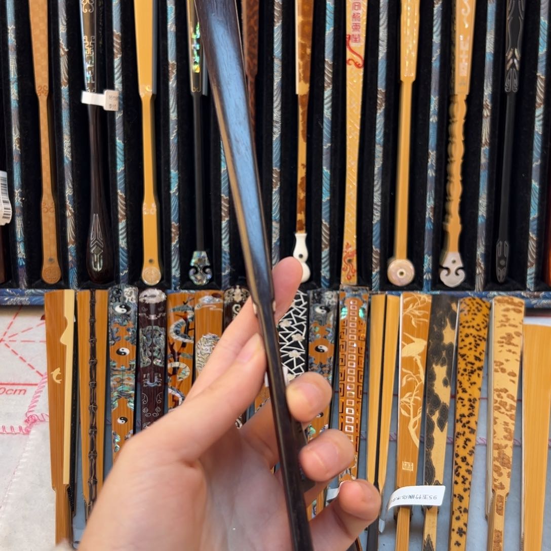 扇子你***鱼竹子祝锦记旗舰店