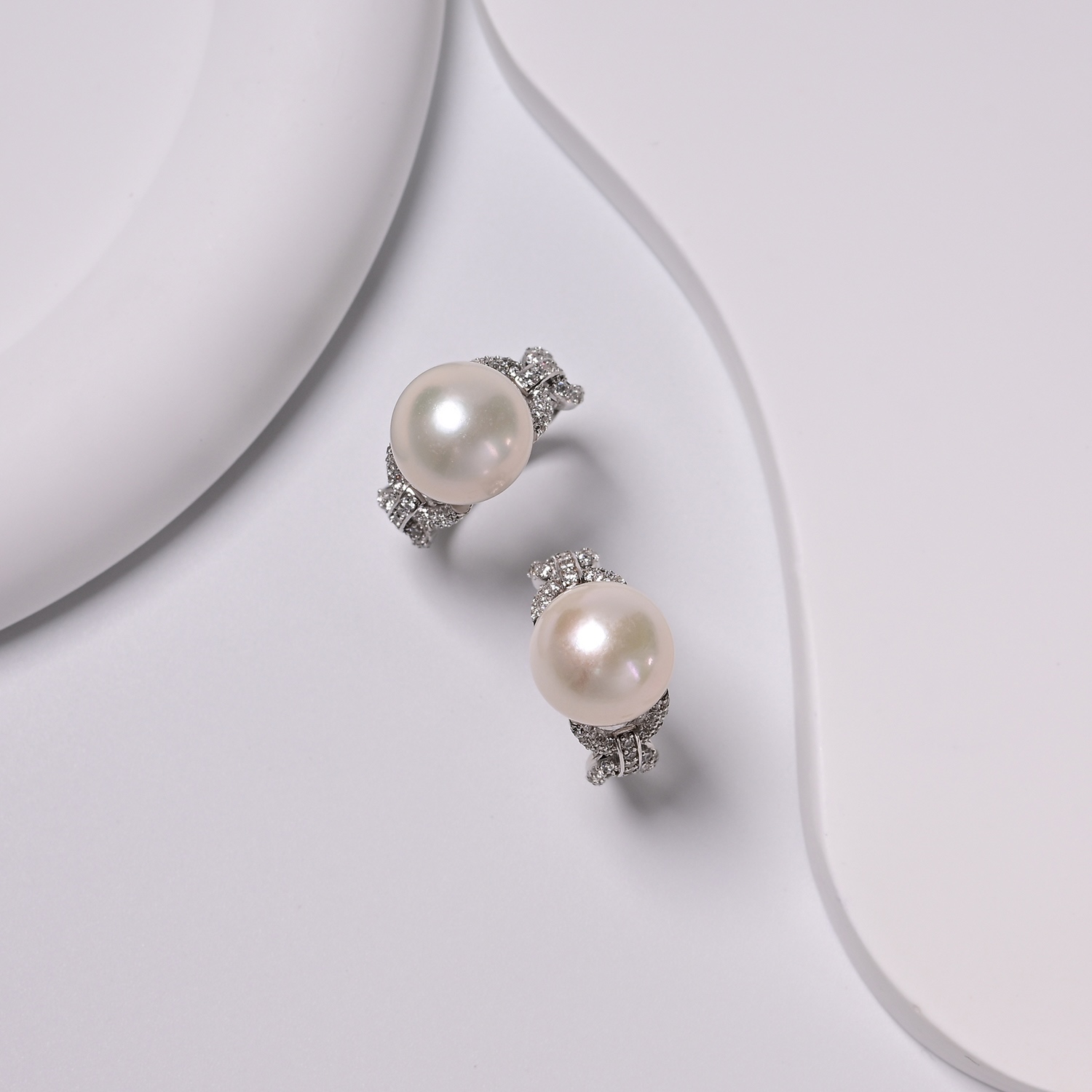 【云上好物】S925银镶嵌珍珠戒指-12mm多样性发一件-DS39283-27（JG）