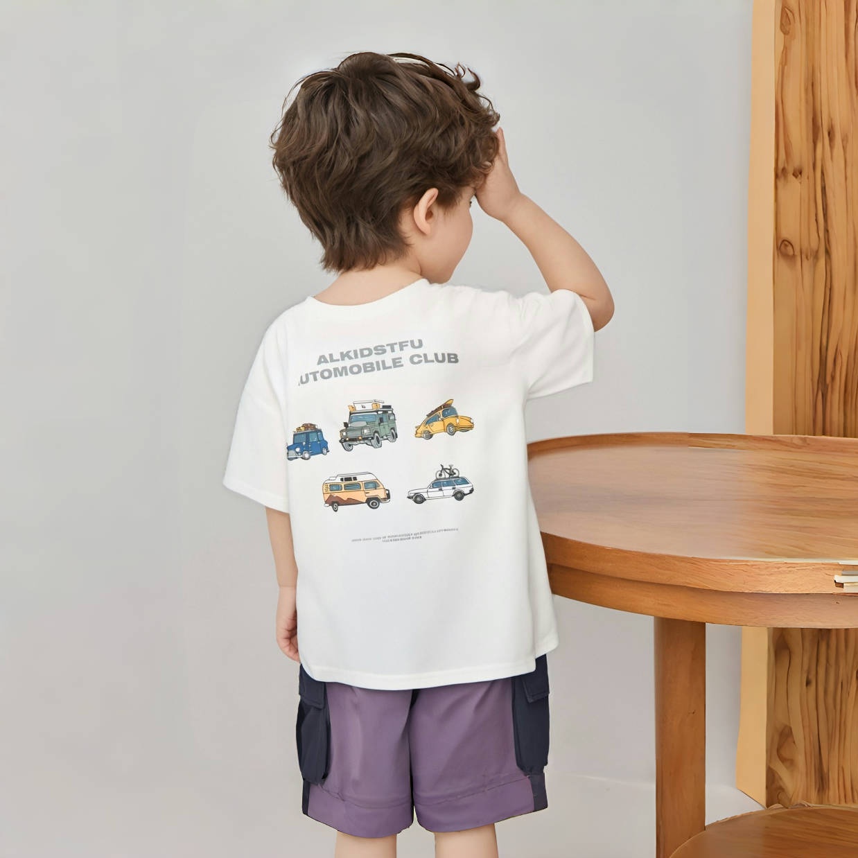 男童短袖印花T儿童圆领潮2025夏季新品 37578