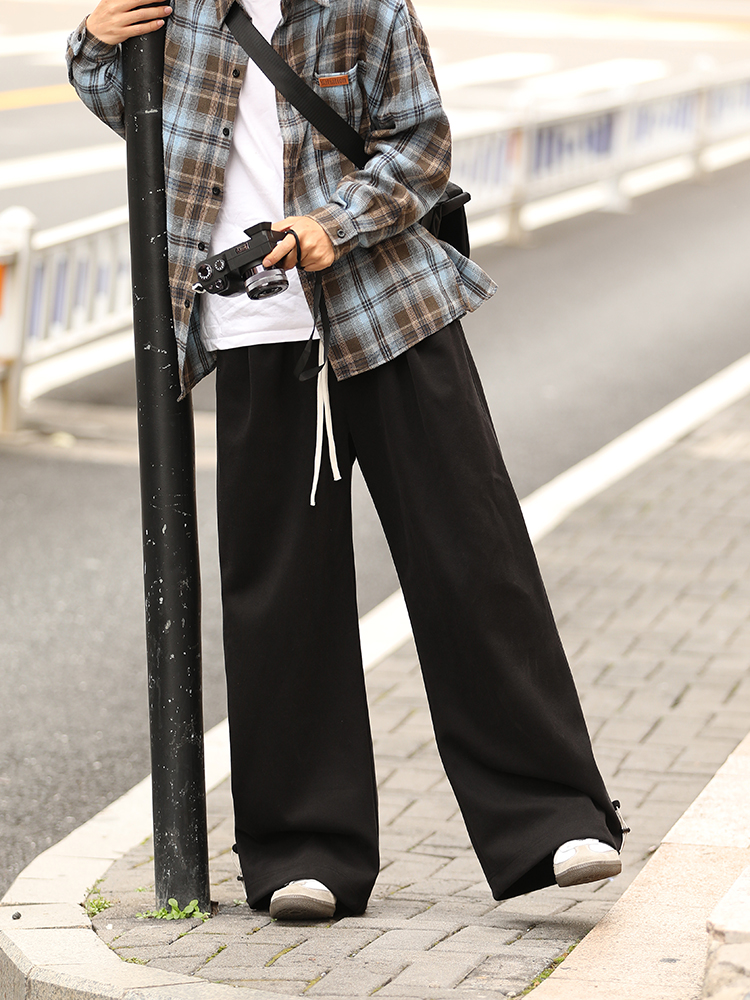 【蛋蛋专属】奥粒绒保暖宽松百搭男女同款运动裤6480